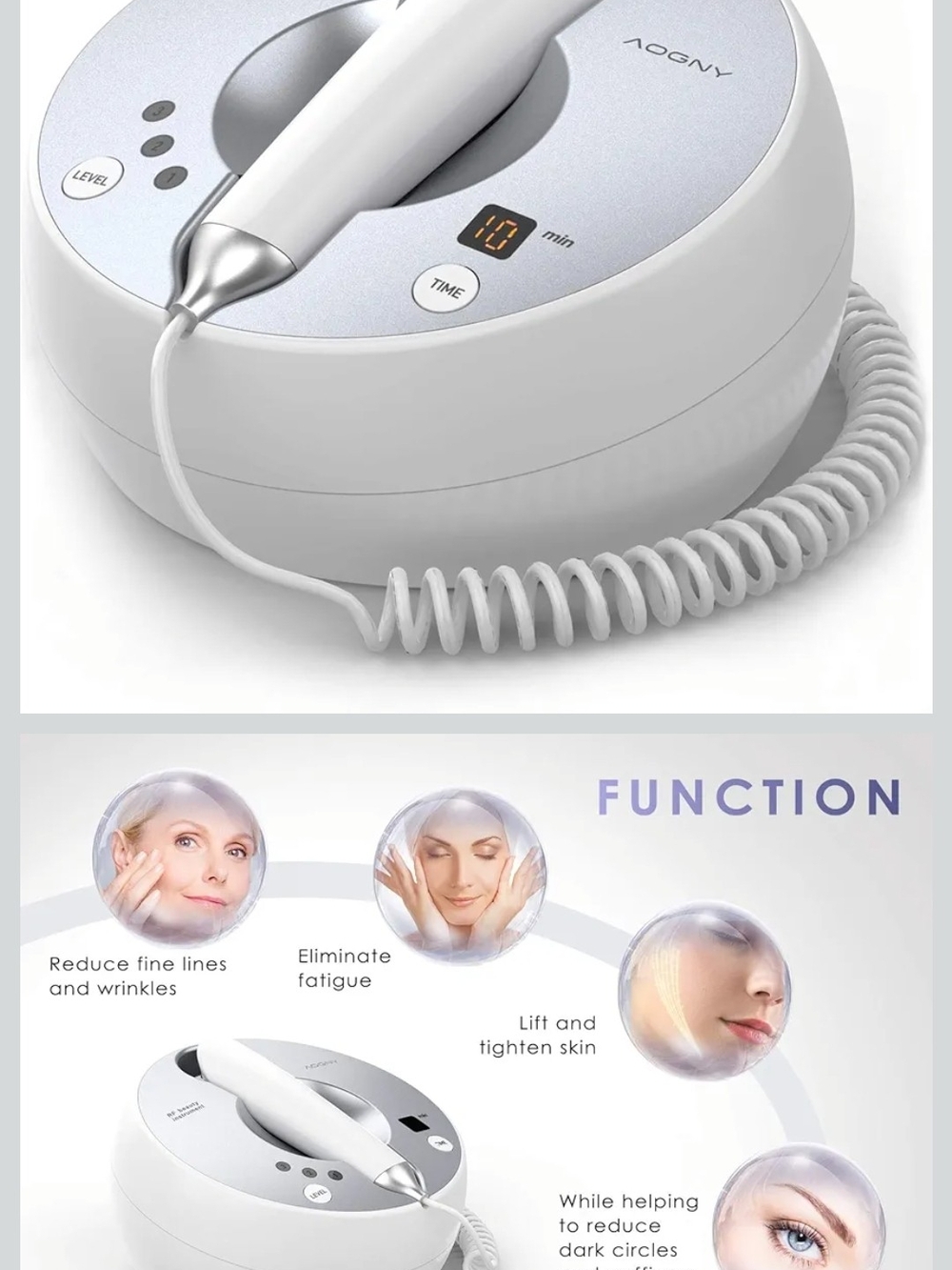 Aogny Facial Skin Therapy Device - RF - NEW